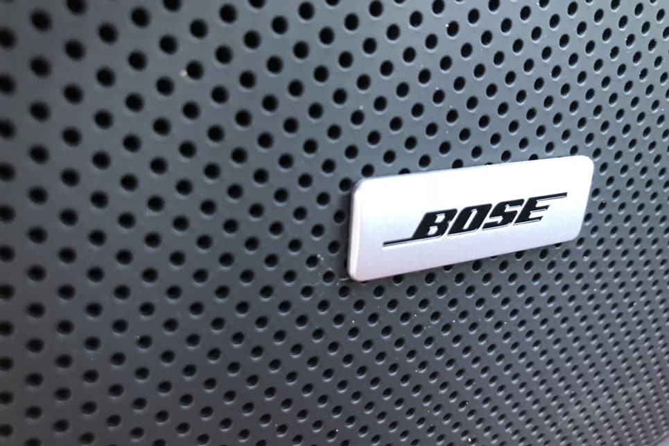 Standard equipment list includes Bose ‘premium’ nine-speaker audio.