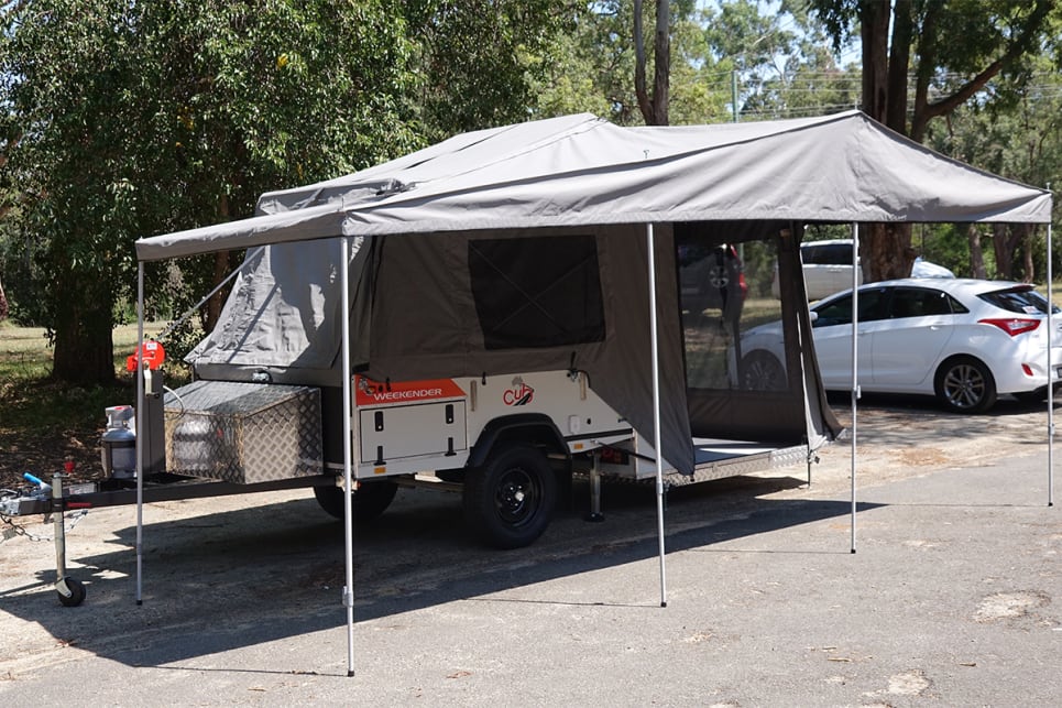 The smallest Cub Camper’s perfect for towing behind small SUVs or normal cars.