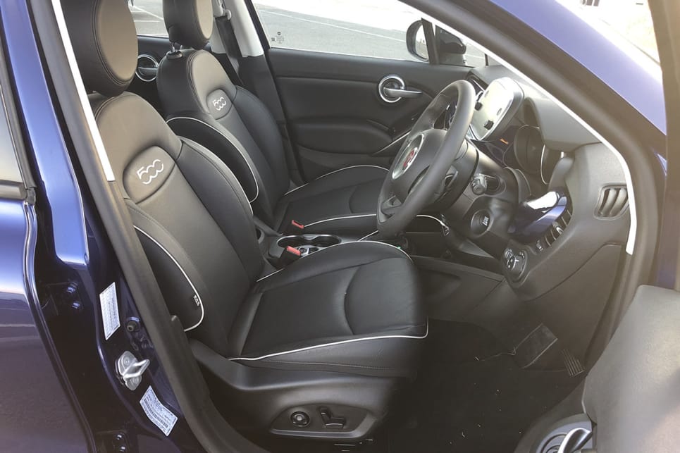 The doors each have a small bottle holder for a total of four and Fiat has got serious about cupholders - the 500X now has four.