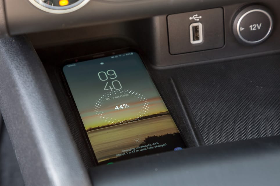 ..and a wireless phone charger underneath the dashboard. (ST-Line variant pictured)