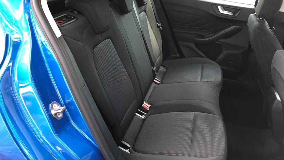 Rear-seat dwellers have more room than usual but miss out on cupholders.