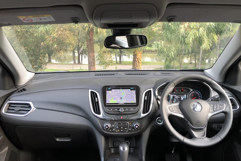 There's a nav-equipped 8.0-inch touchscreen.