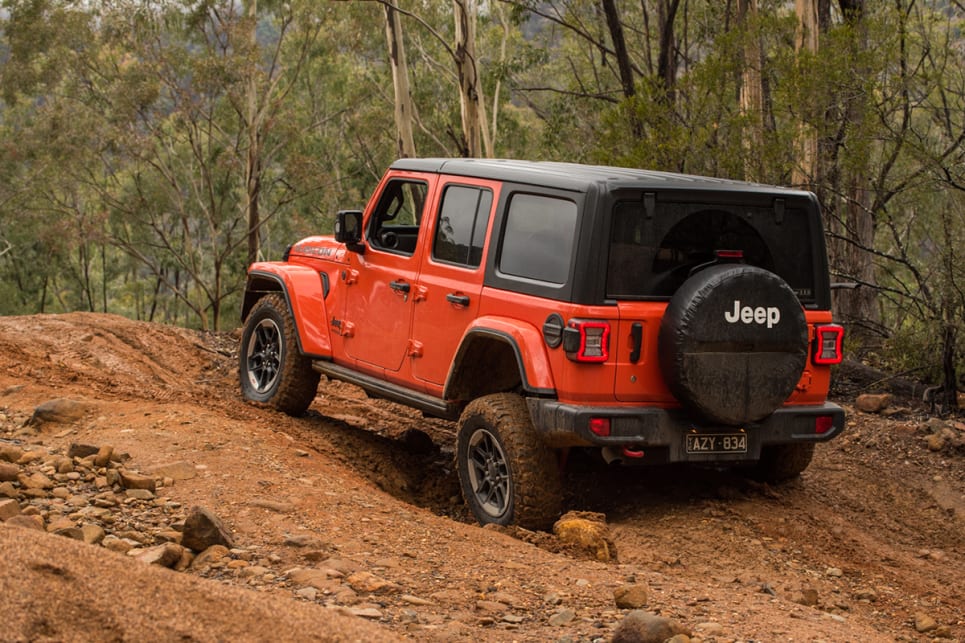 It has a listed 252mm running clearance (that’s what Jeep calls it). (image: Brendan Batty)