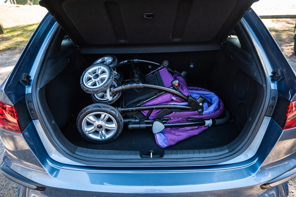 The Cerato GT provided the most cargo space, and also had handy storage under the boot floor.