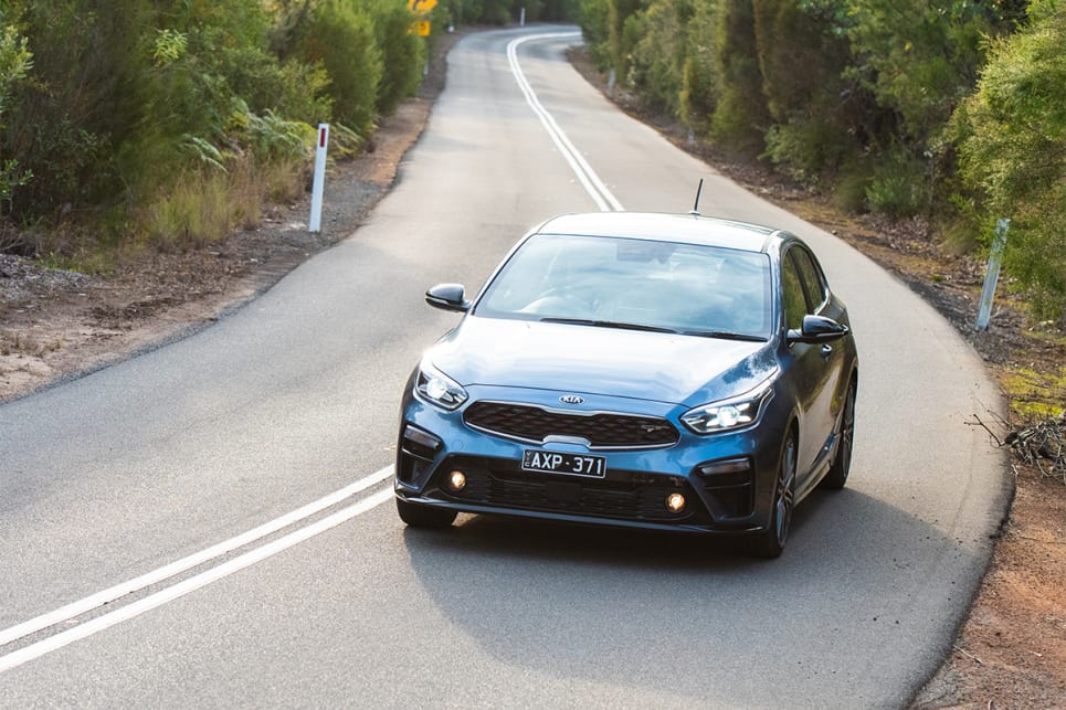 The Cerato GT feels rigid and handles impressively for this class, but is firmer and less comfortable than the rest.