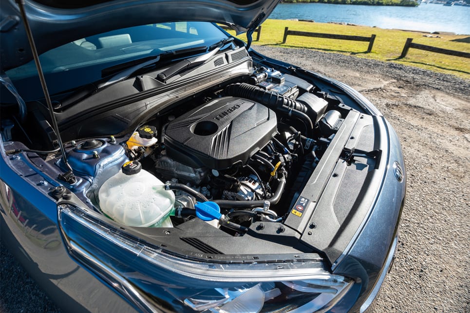 The 1.6-litre turbo engine makes 150kW/265Nm.