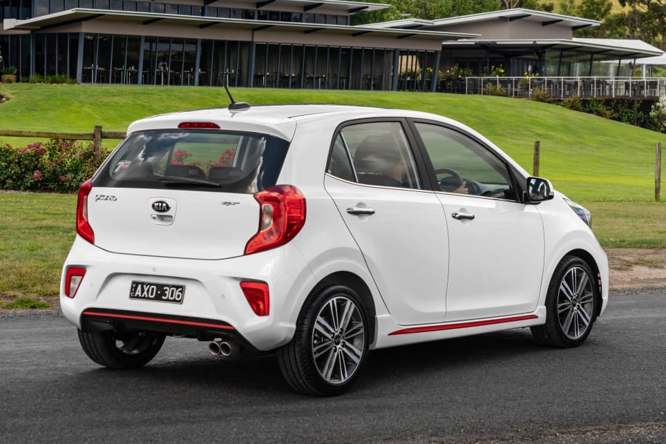 The Kia Picanto GT costs $3800 more than the entry grade Picanto S with its drive-away price of $17,990.