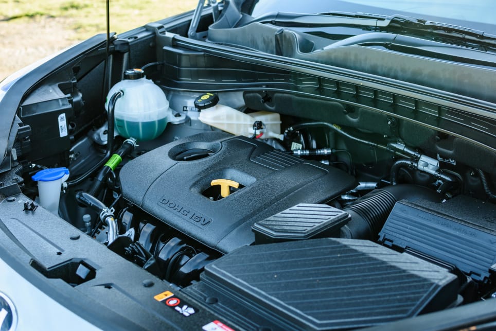 The 2.0-litre four-cylinder multi-point injection engine. 