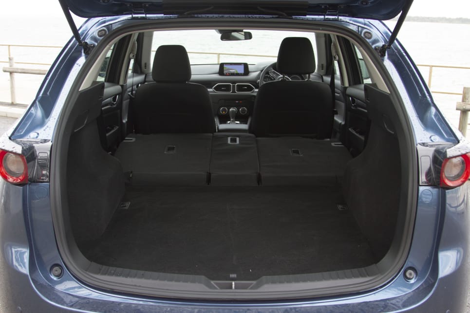 Fold the rear seats down and the space grows to 1342 litres.