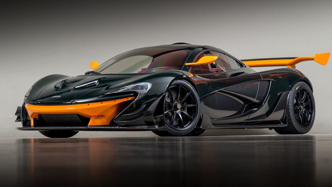 This P1 GTR is finished in custom Canepa Green with McLaren Papaya Orange highlights.
