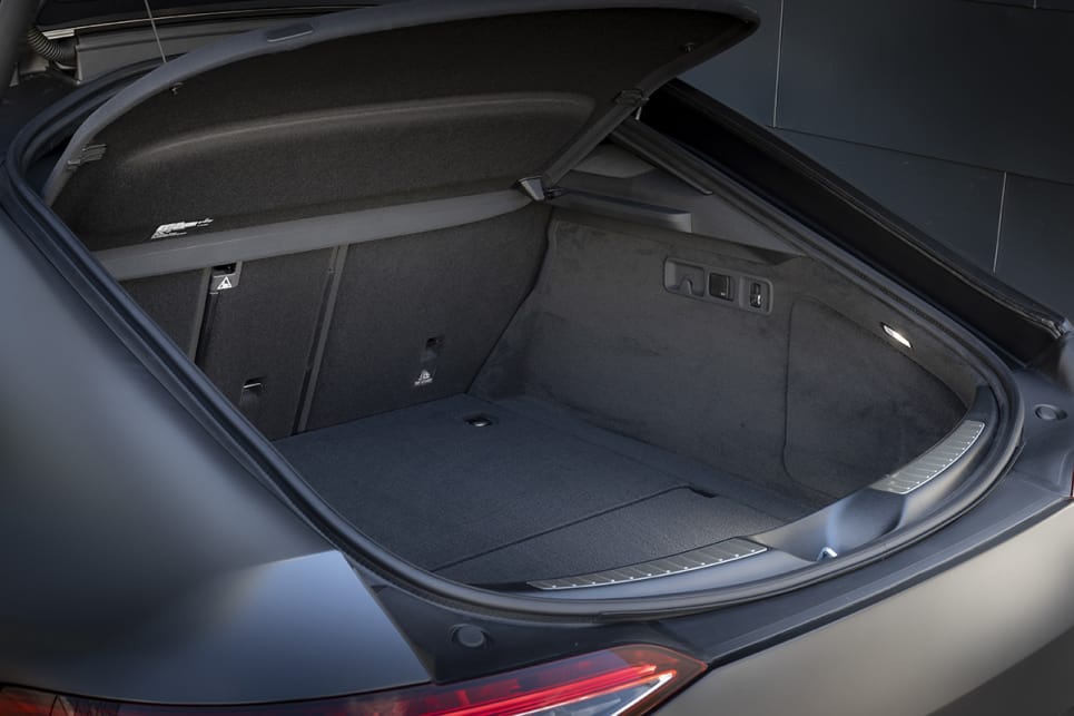 That hatch-style boot opens to reveal a 461-litre space.