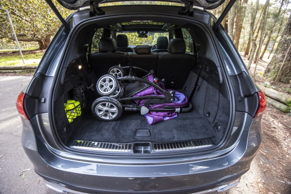 Narrow space in the GLE makes the cargo zone less impressive than the numbers suggest