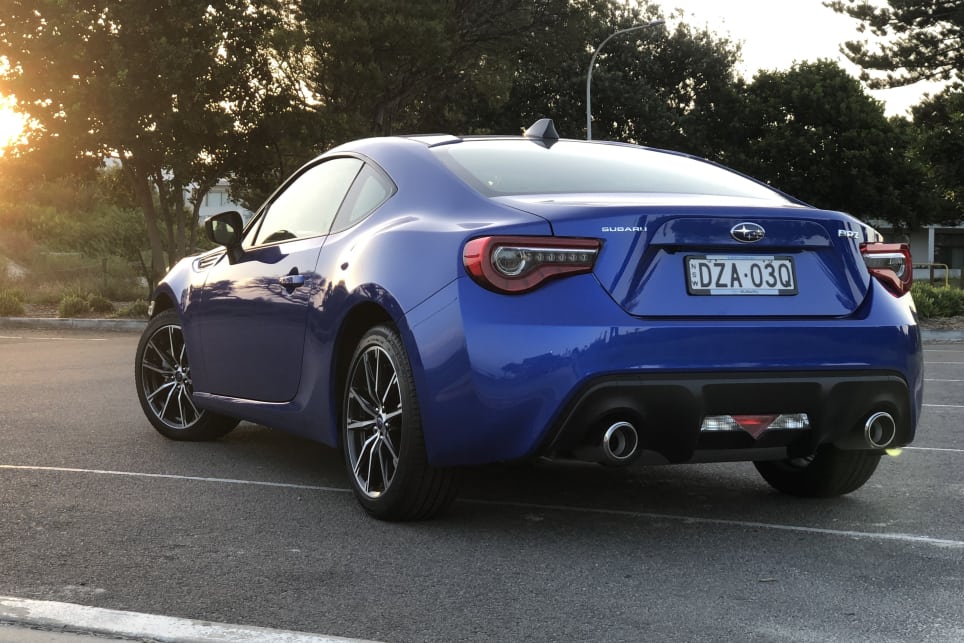 We don't often drive the BRZ because the 86 takes a 9:1 lion's share in sales.