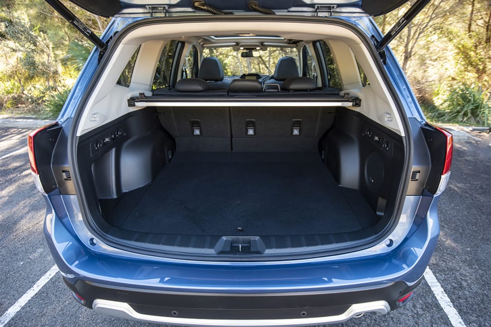 Boot space in the Forester is rated at 1768 litres VDA. (image credit: Dean McCartney)