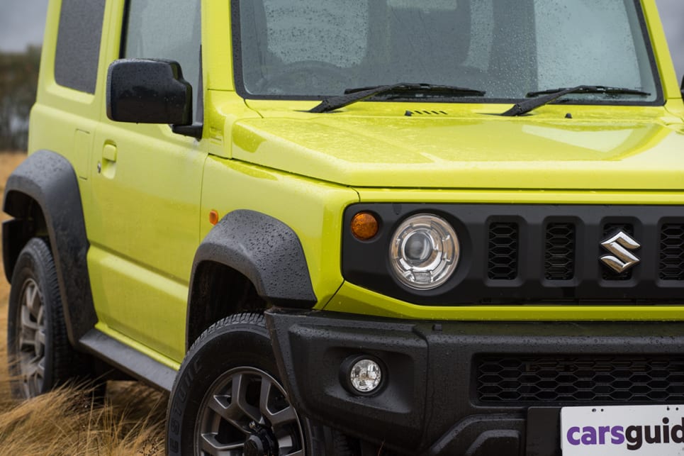 The auto Jimny, as tested, costs $25,990. It's by far the cheapest of this trio and it packs a fair bit into its standard features list. (image: Brendan Batty)
