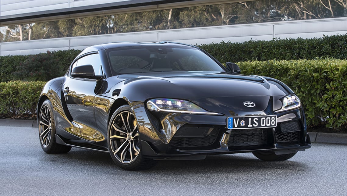 The Supra GT kicks off a two-model range at $84,900, plus on-road costs. (GT variant pictured)