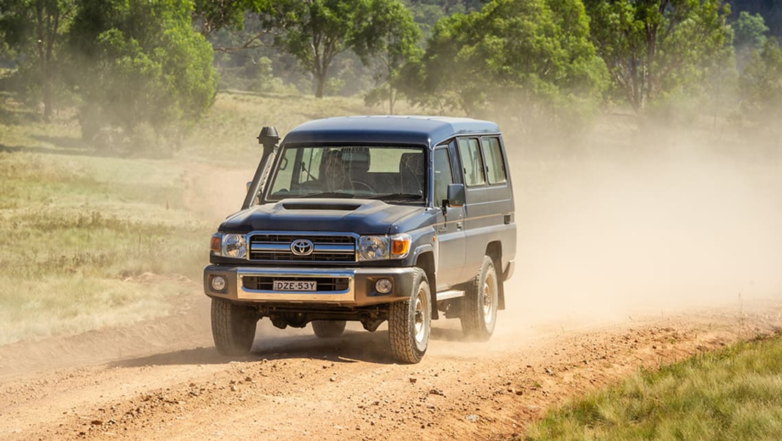 The Troopie is right at home in the rough stuff.