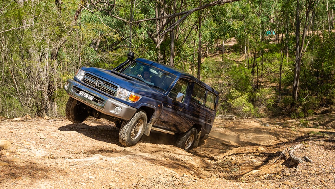 The Troopie is right at home in the rough stuff.