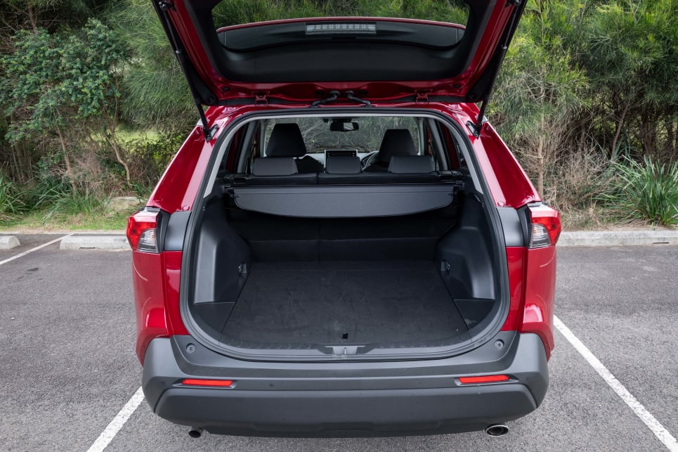 The Toyota RAV4 boot space is 580L (VDA).
