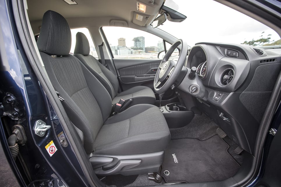 You might be pleasantly surprised by the space inside the Yaris.