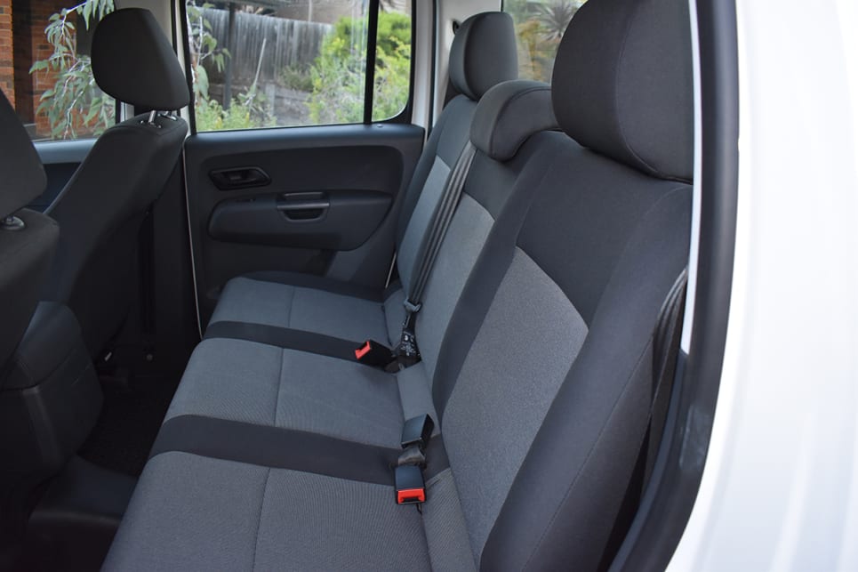 Those in the rear seat can feel cramped due to tighter entry and exit.