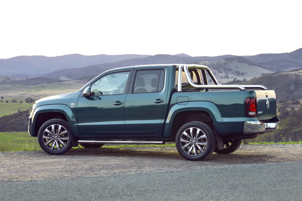 I’ve always thought the boxy, muscled look of the Amarok did it plenty of favours, and even after eight years on sale.