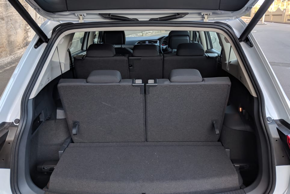 With the third-row seats in use, there’s still 230 litres of boot space on offer.