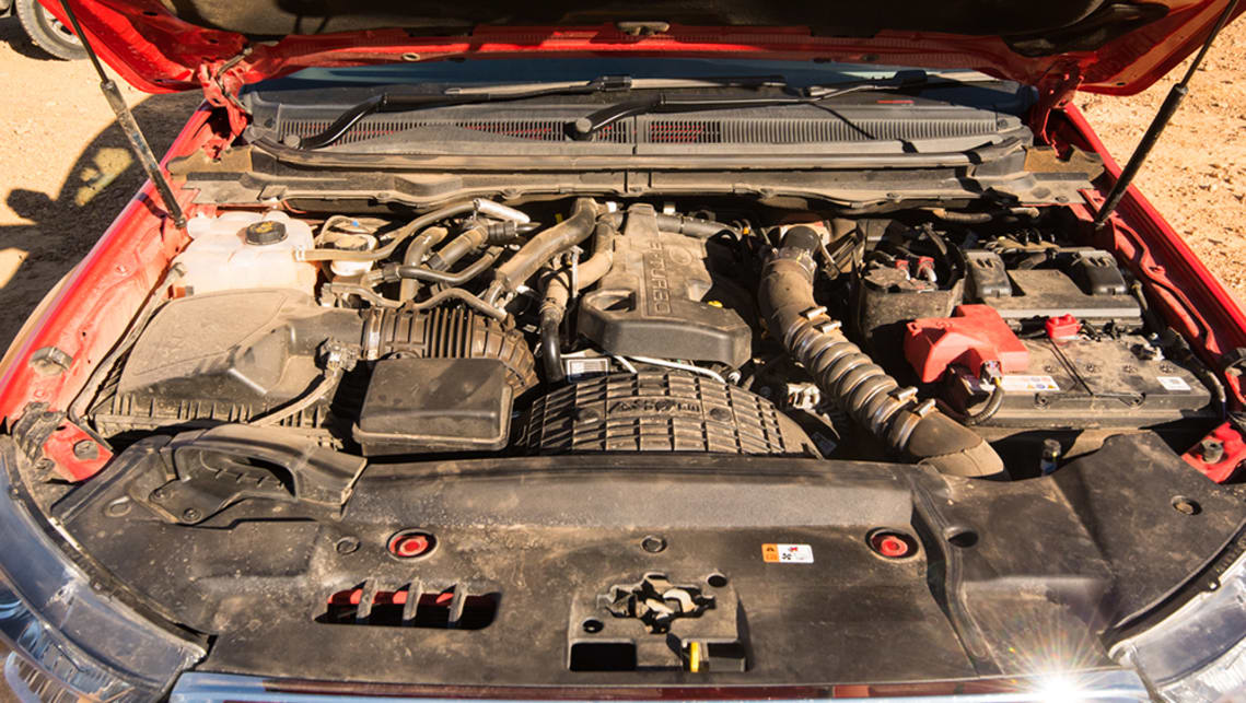 The Ford Ranger XLT Bi-turbo gets a 2.0-litre bi-turbo-diesel engine. (Image credit: Brendan Batty)