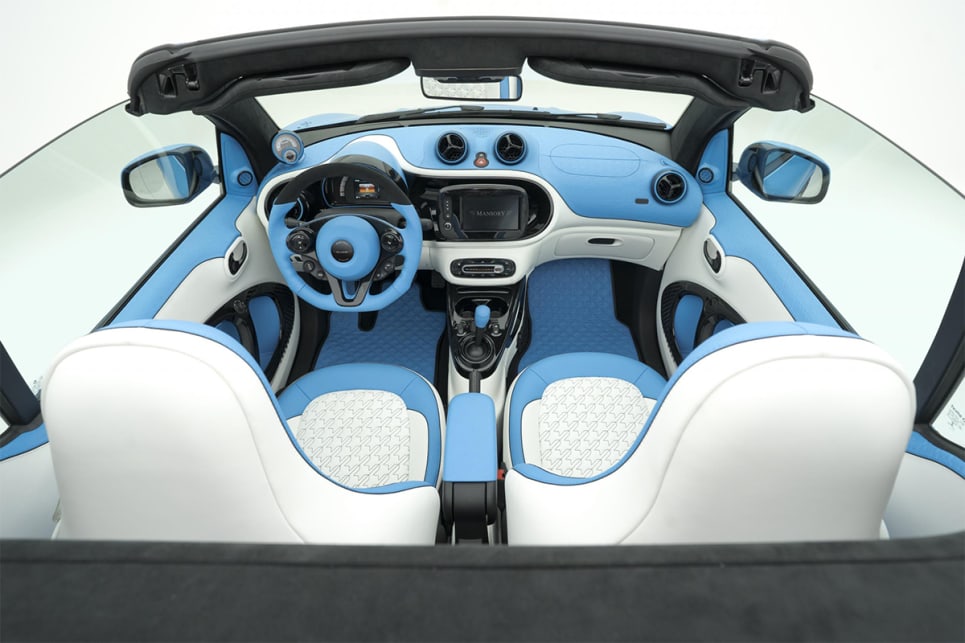 Mansory describes the interior as "light, elegant and soft." (image credit: Mansory)