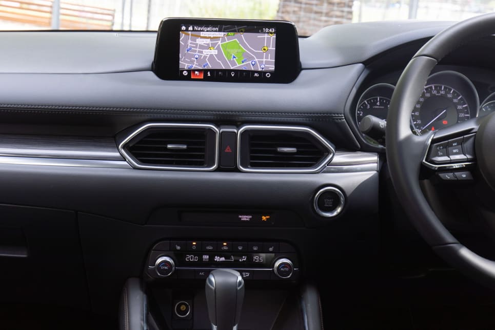 Mazda could integrate the multimedia screen into the centre console area and it would look more cohesive, but that’s really being a bit nit-picky.