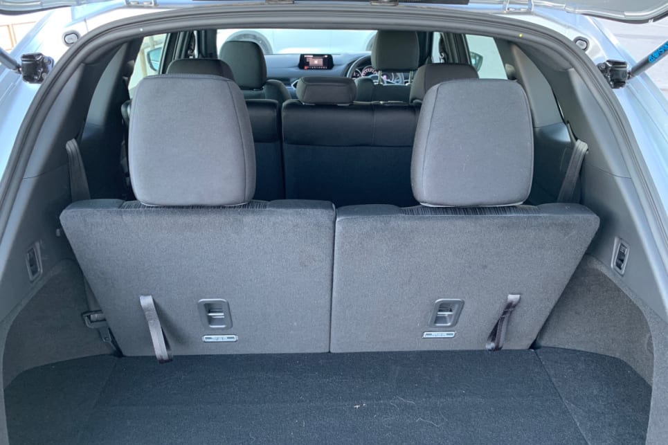 With all seats in play, boot space is rated at 209 litres.