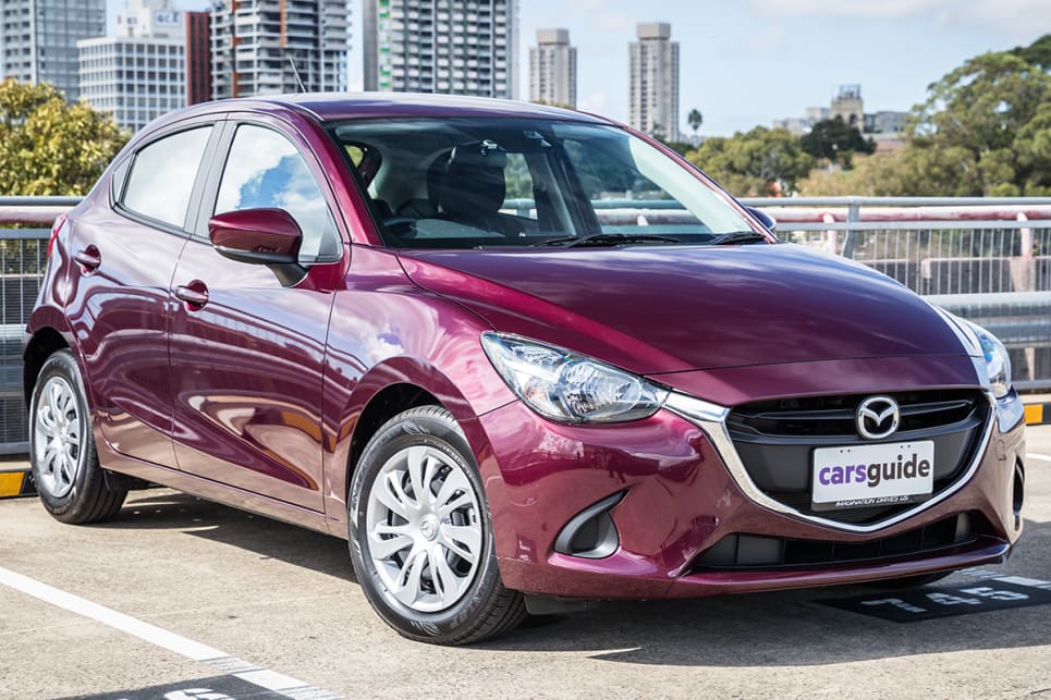 The Mazda2 is still a stylish little thing, even five years since launch.