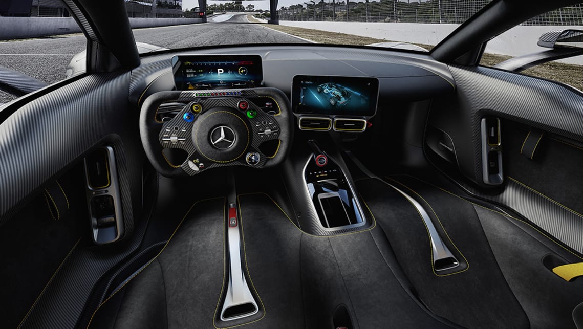 The Project one even has an F1-type steering wheel.