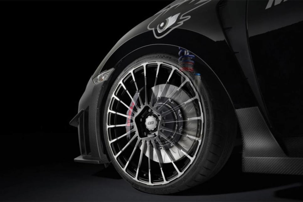 This Type R cops new 20-inch wheels and and adjustable suspension.