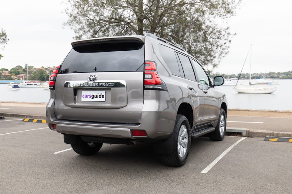 The 2019 Prado has no spare tyre on the back door making it look sleeker than the previous model. (image credit: Dean McCartney)