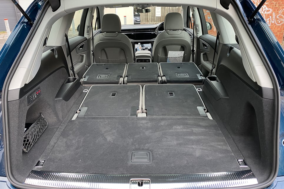 Cargo capacity can be expanded up to 2050L with the middle bench stowed. (image: Justin Hilliard)