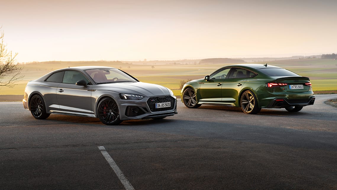 2020 Audi RS5 coupe and Sportback