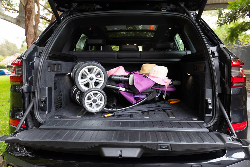 The spacious boot swallowed all our holiday needs.