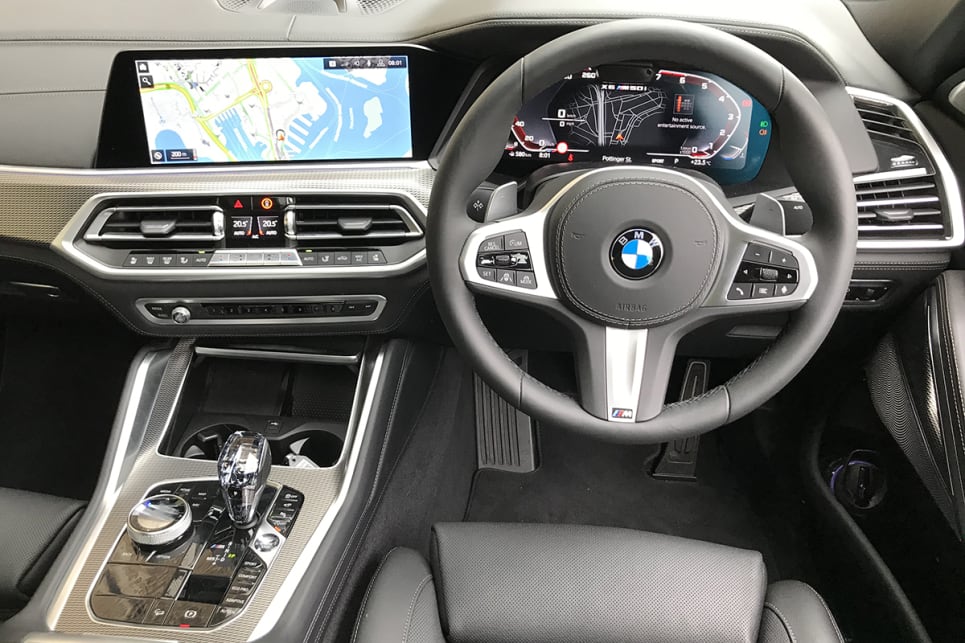 The driver presented with the 12.3-inch, customisable ‘Live Cockpit Professional’ instrument cluster, flanked by a second 12.3-inch ‘Control Display’ media screen. (image: James Cleary)
