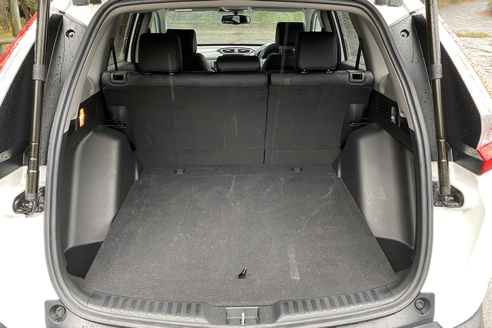 The boot starts with a handy 522 litres - 40 more than a seven-seater with the third-row stowed. (image: Peter Anderson)