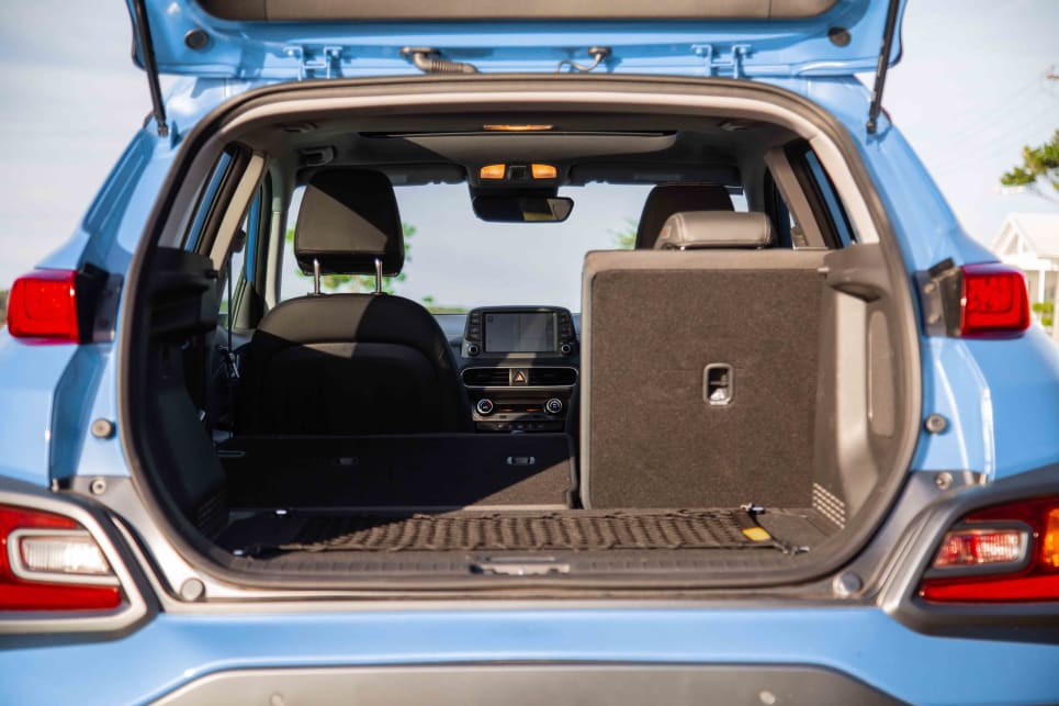 Fold down some rear seats for additional boot space.