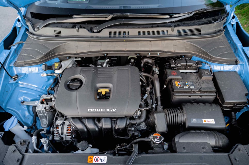 The Kona has a 2.0-litre four-cylinder engine.