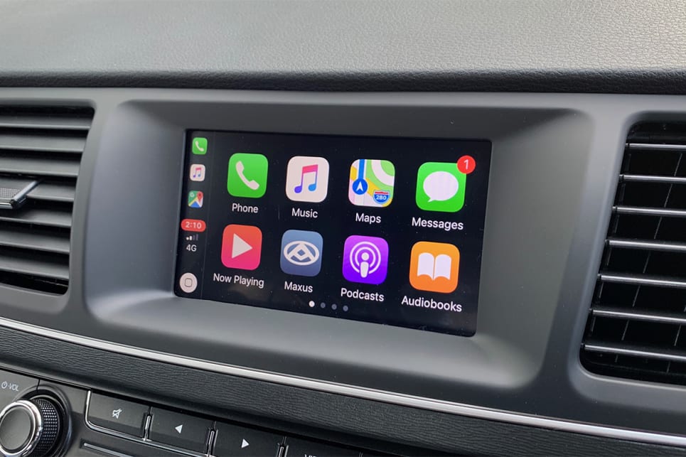 The 7.0-inch touchscreen comes with Apple CarPlay, Bluetooth phone and audio streaming.