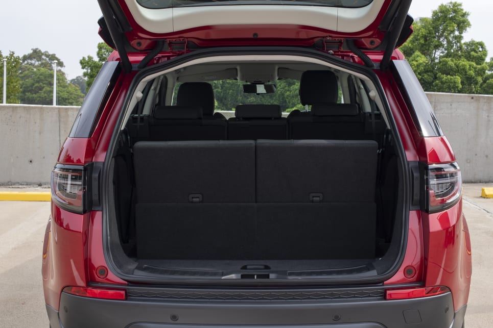 Boot capacity comes in three sizes, depending on which seats are raised or lowered. 