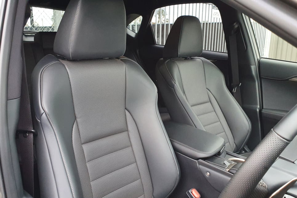 Front occupants can easily get comfortable thanks to seats with a wide breadth of adjustment.