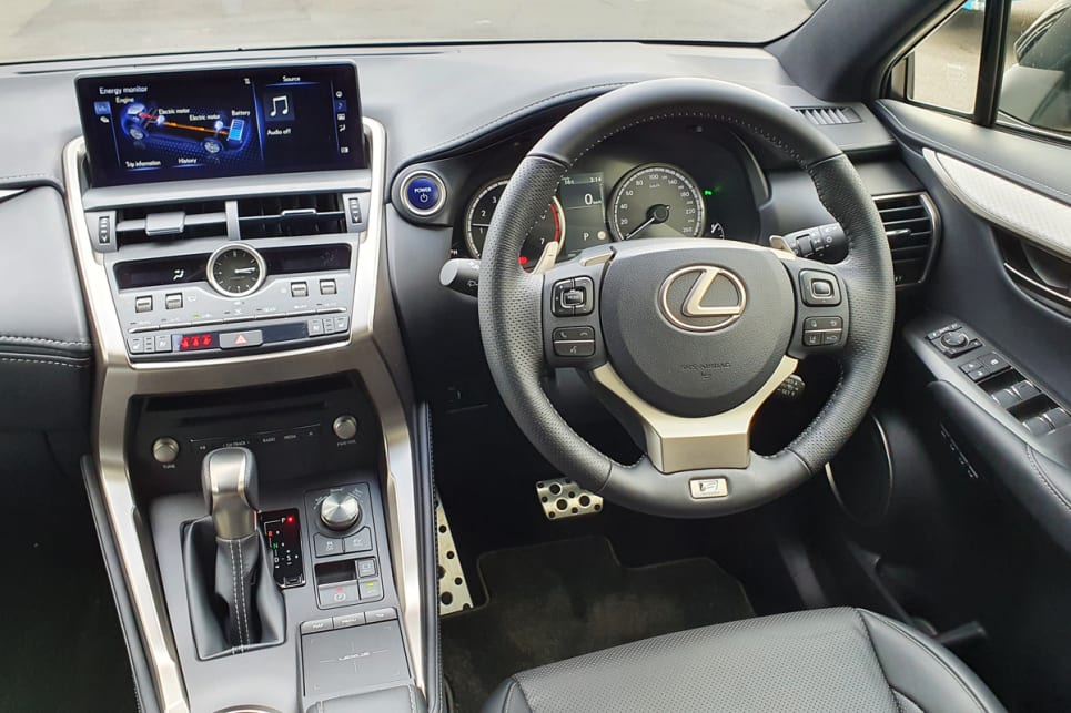 The NX’s cabin oozes luxury, class and quality.