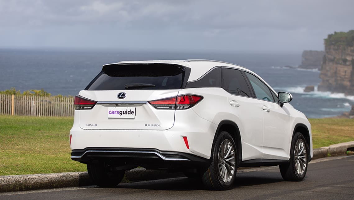 The Lexus RX's exterior is modern and fresh and very different to the competitive set which is a good thing. (image: Dean McCartney)