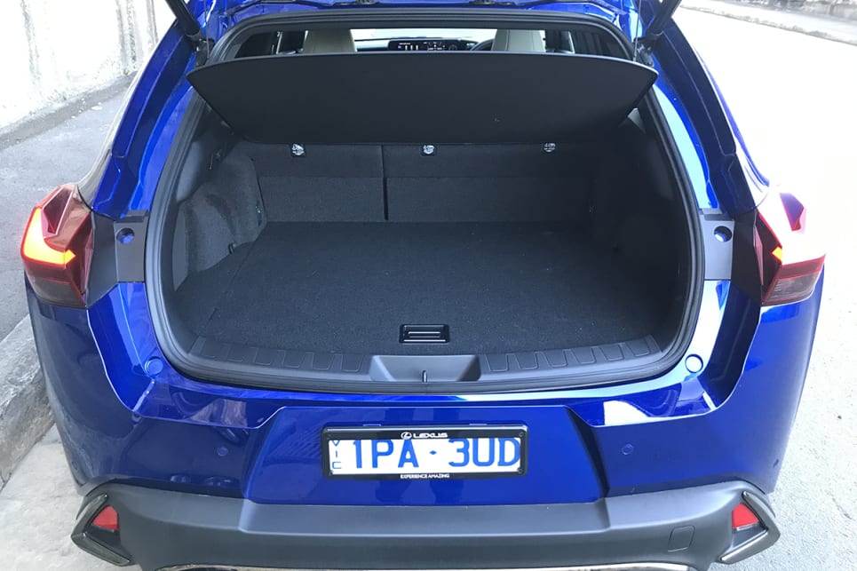 Boot space is 371 litres (VDA) with the rear seats upright. (image: James Cleary)