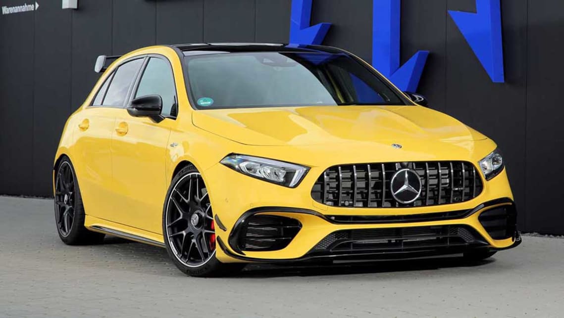 New Mercedes Amg A45 S 2020 Tuned To Porsche 911 Crushing 386kw Car News Carsguide