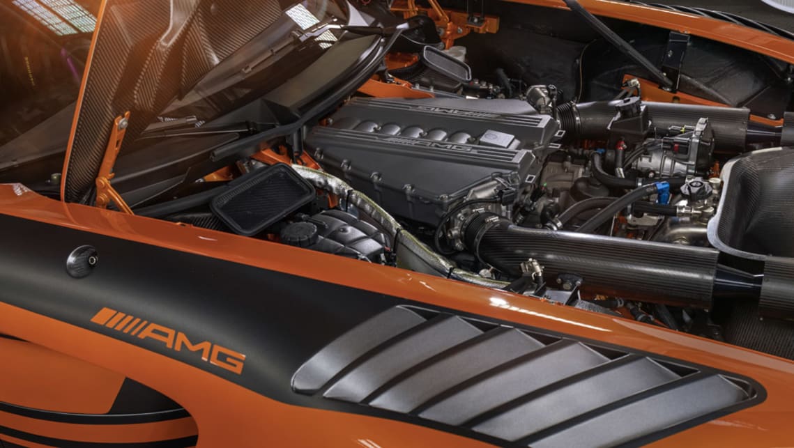 Under the bonnet sits a 6.2-litre naturally aspirated V8 engine.